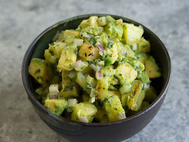 Grilled Pineapple Salsa with Avocado  The Tomato Tart